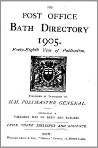 PO Bath Directory 1905